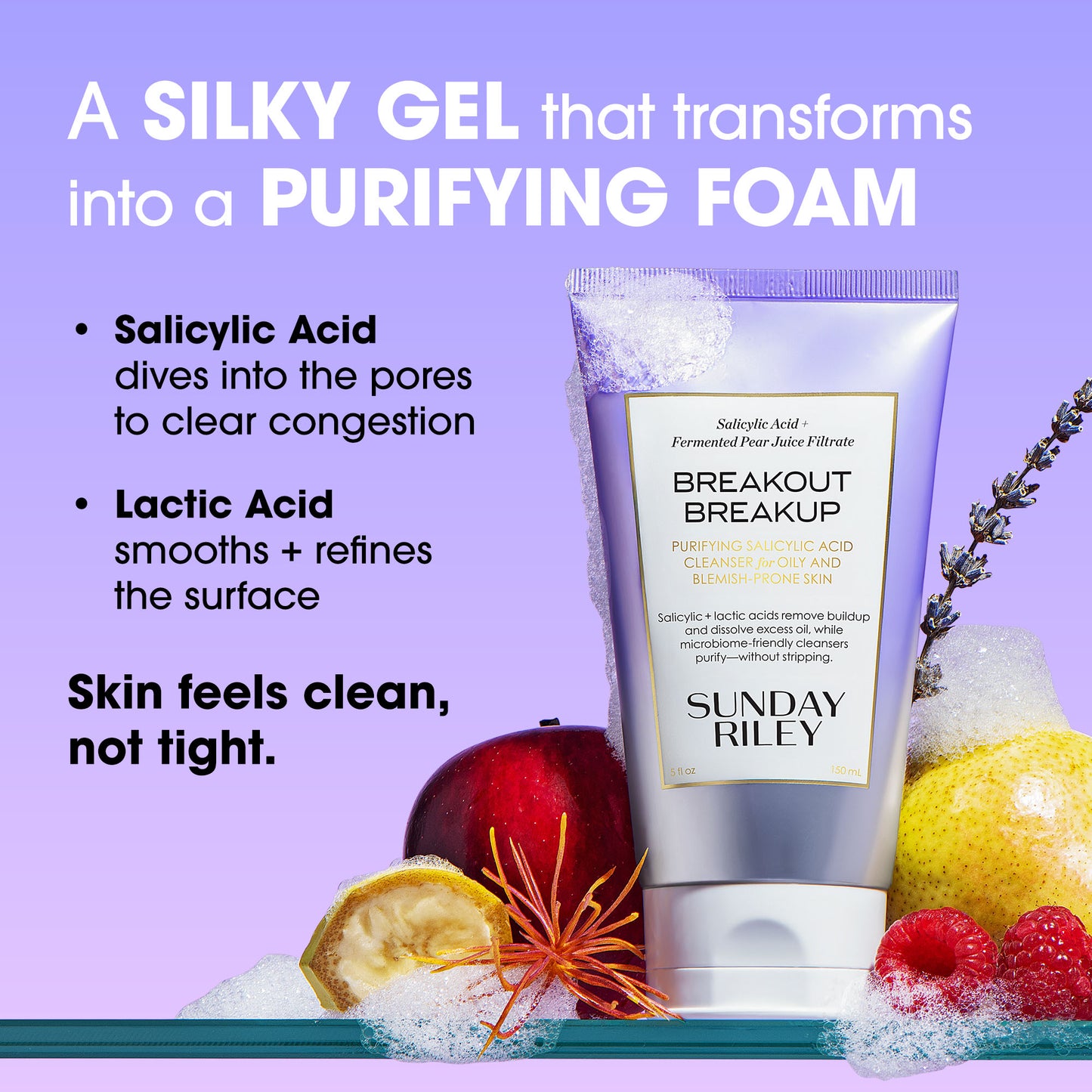 Breakout Breakup Salicylic Acid Cleanser for Blemish-Prone Skin