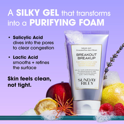 Breakout Breakup Salicylic Acid Cleanser for Blemish-Prone Skin