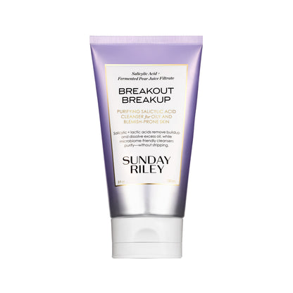 Breakout Breakup Salicylic Acid Cleanser for Blemish-Prone Skin 4.7 oz