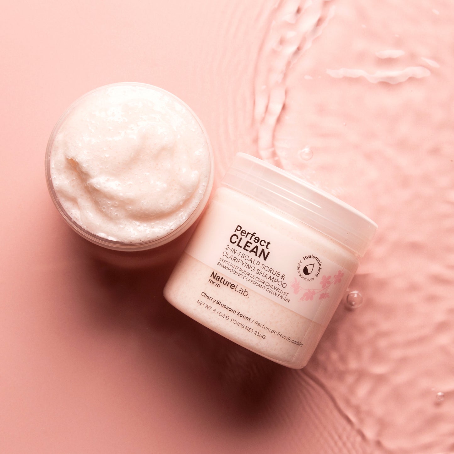 Perfect Clean 2-in-1 Scalp Scrub & Clarifying Shampoo Cherry Blossom