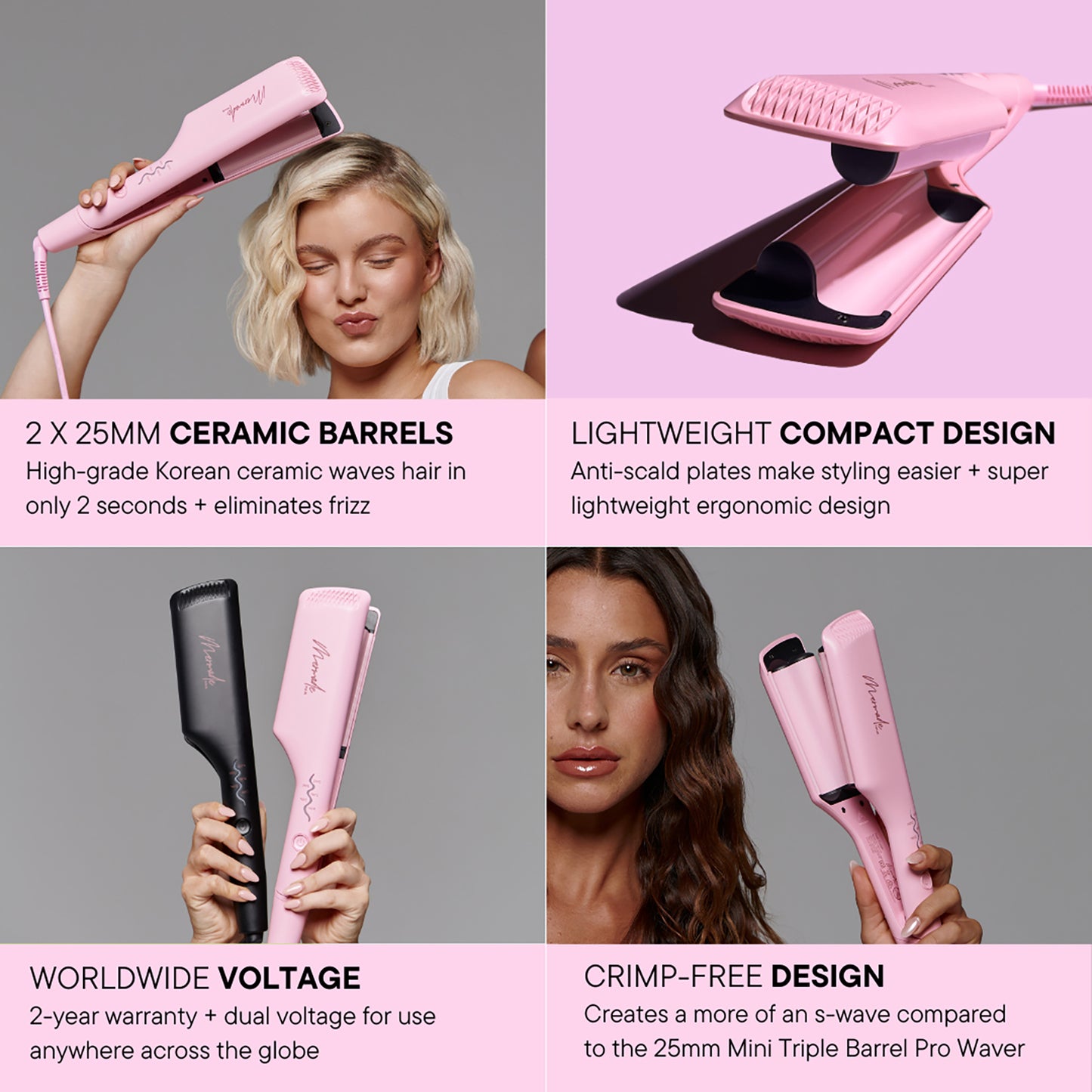 Double Waver - Pink