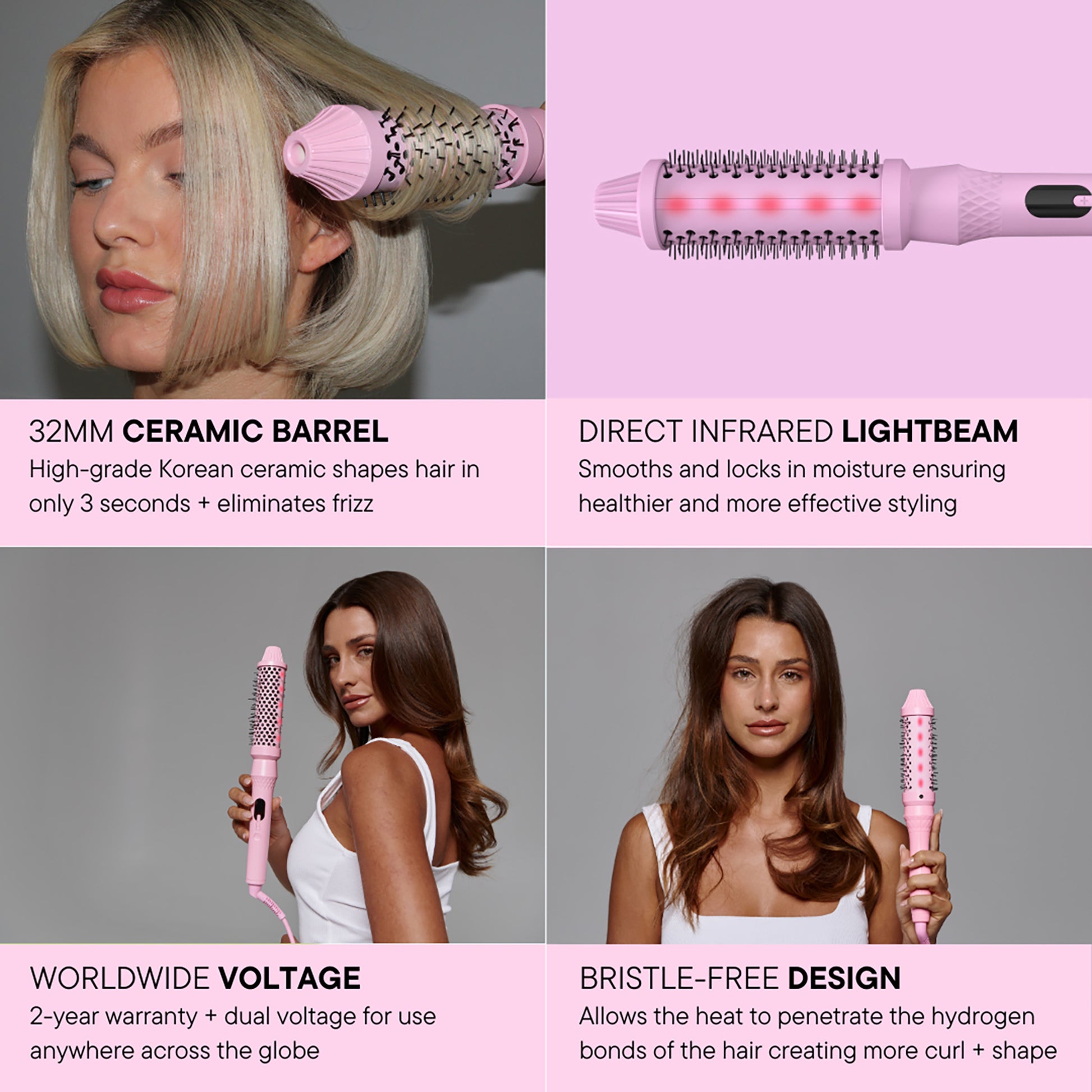 Infared Thermal Brush - Pink