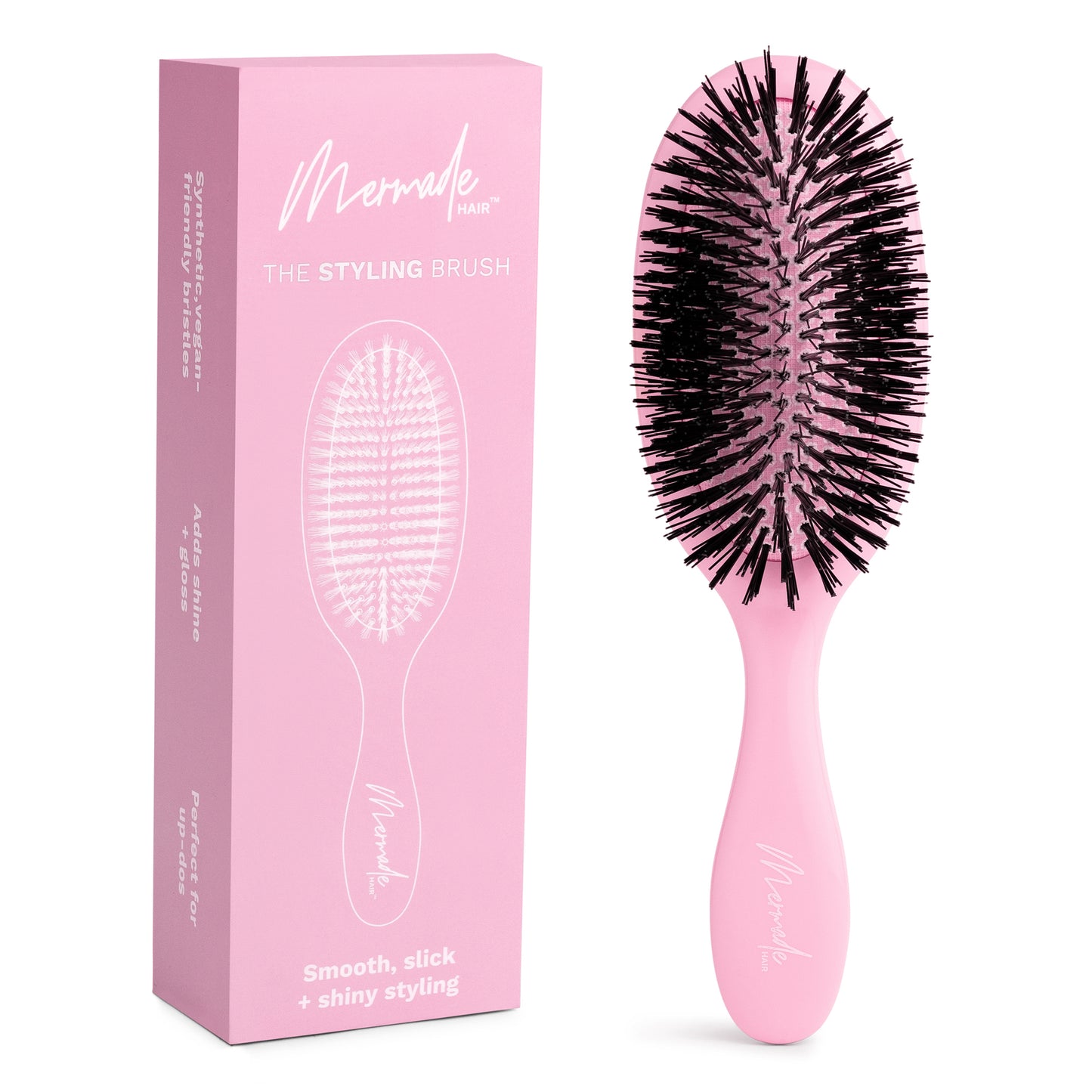 Vegan Styling Brush - Pink