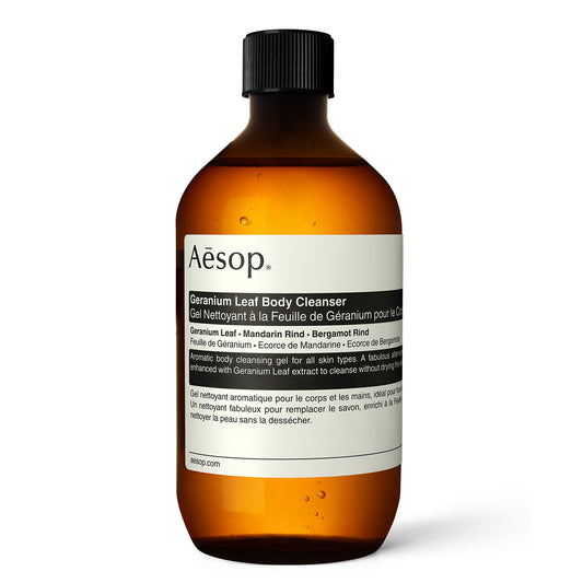 Geranium Leaf Body Cleanser 500mL with Screw Cap