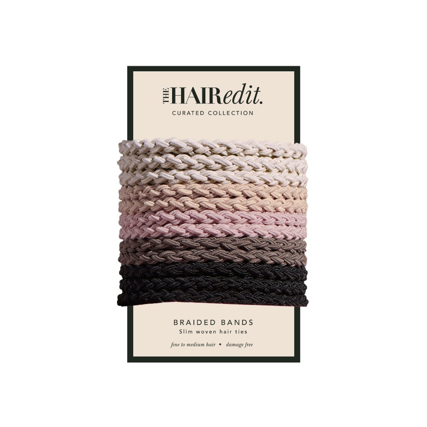 Braided Bands 1 pc Black