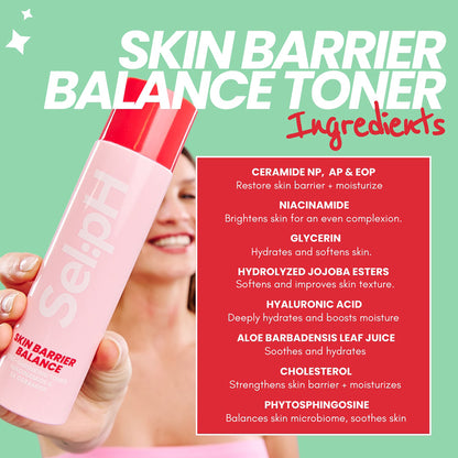 Skin Barrier Balance Toner with Niacinamide + 3 Ceramides