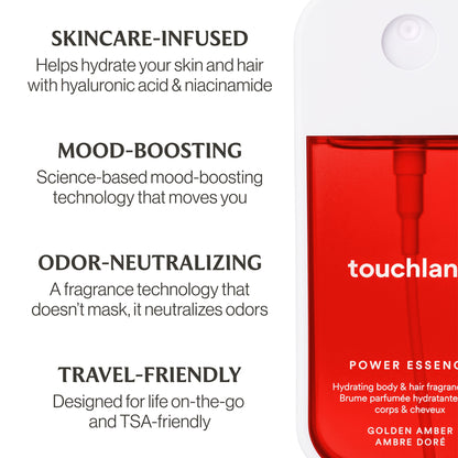 Golden Amber Power Essence Body And Hair Mist