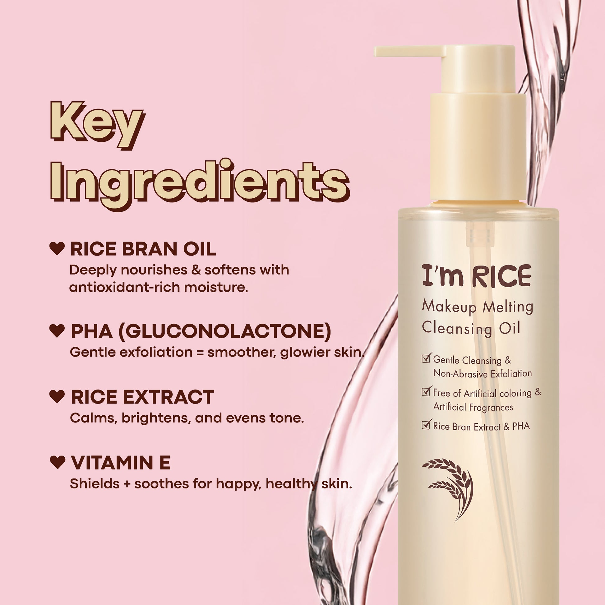 I’m Rice Makeup Melting Cleansing Oil