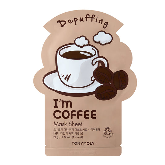 I Am Coffee Depuffing Sheet Mask 1 pc