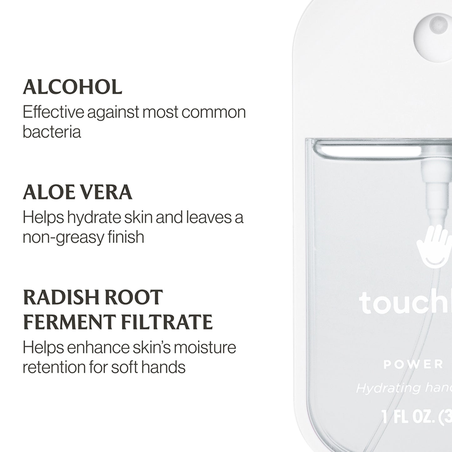 Rainwater Power Mist Hydrating Hand Sanitizer