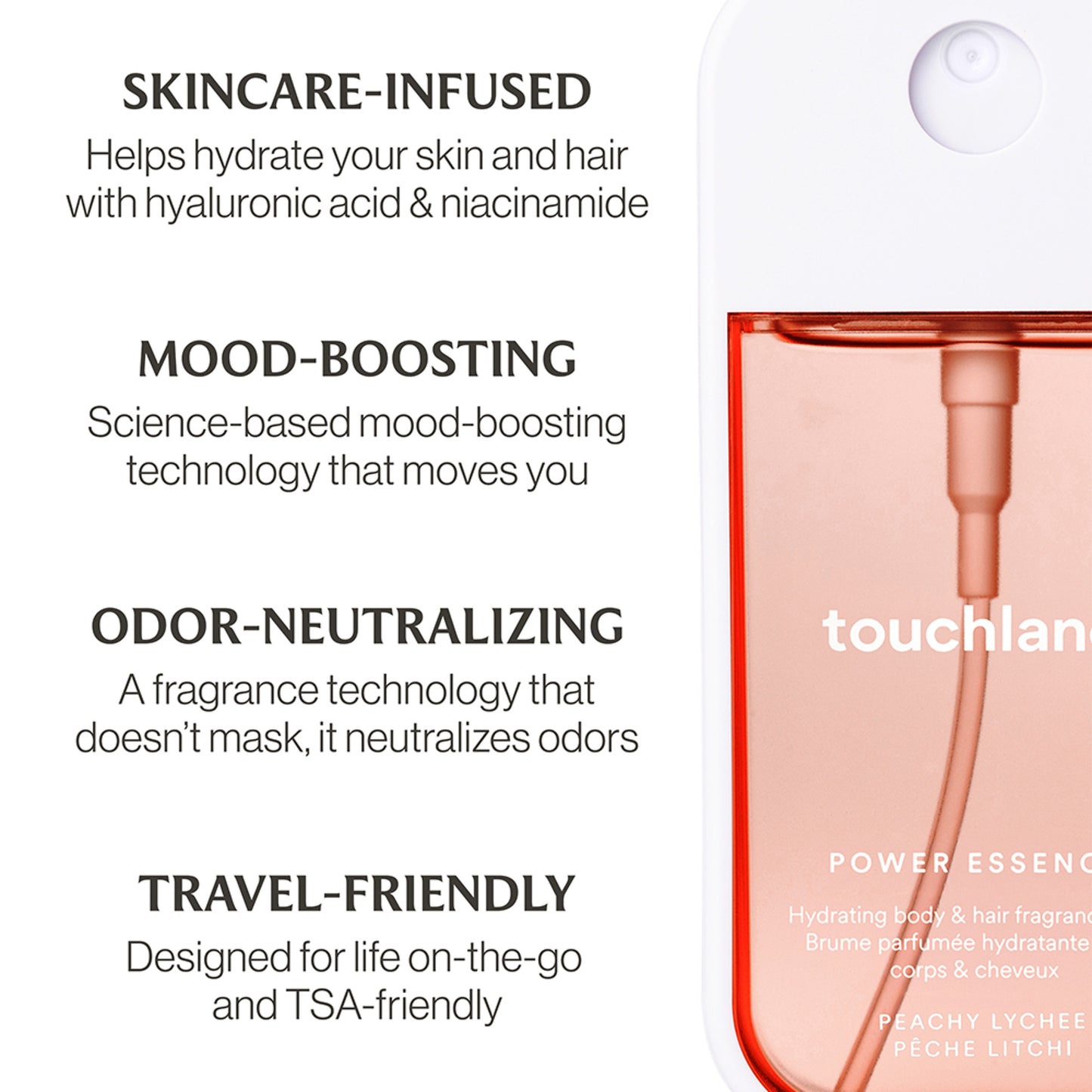 Peachy Lychee Power Essence Body & Hair Fragrance Mist