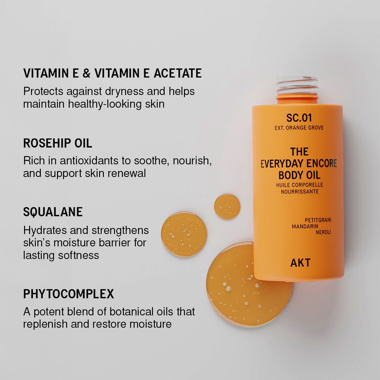 The Everyday Encore Body Oil - SC01 Orange Grove