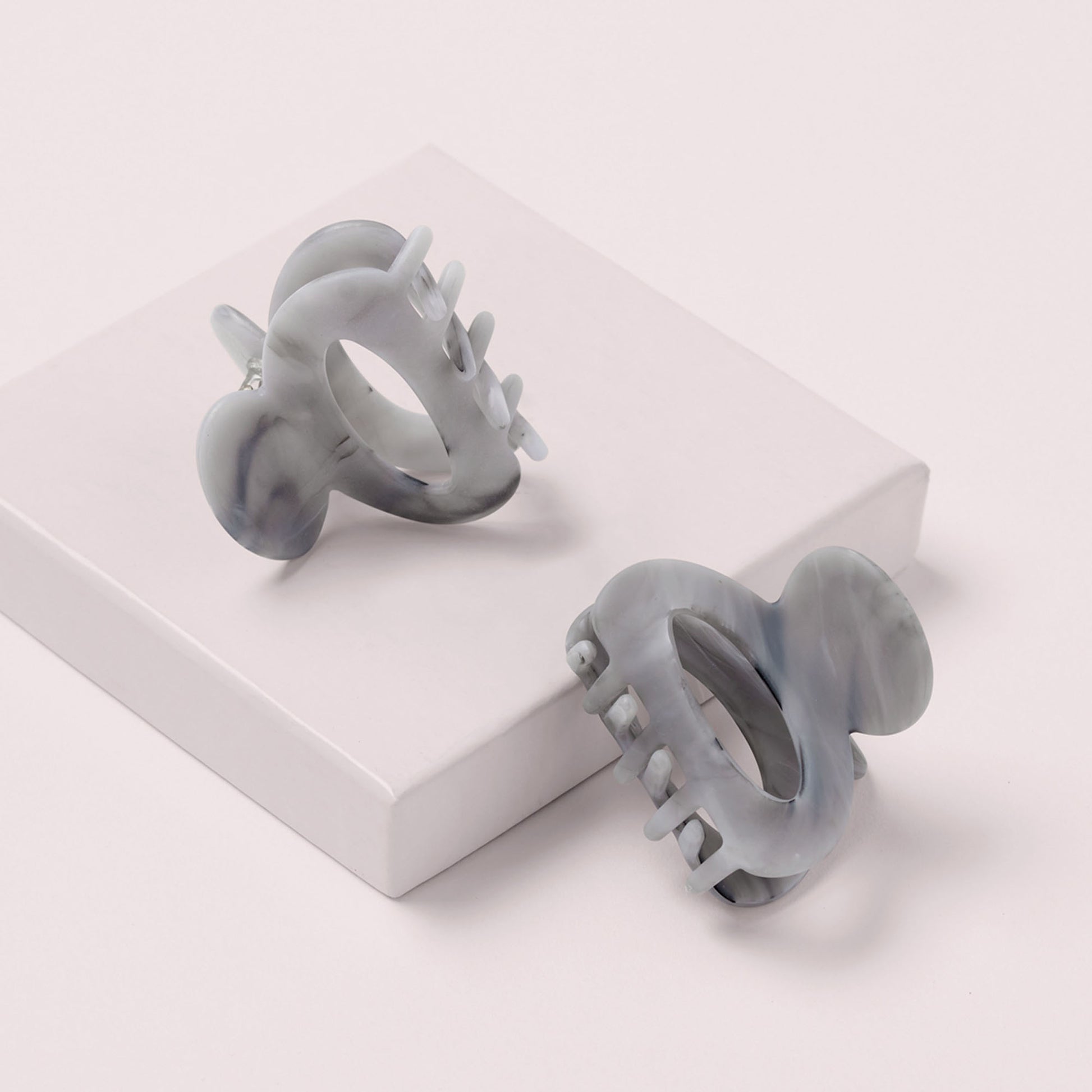 Petite Marble Clips