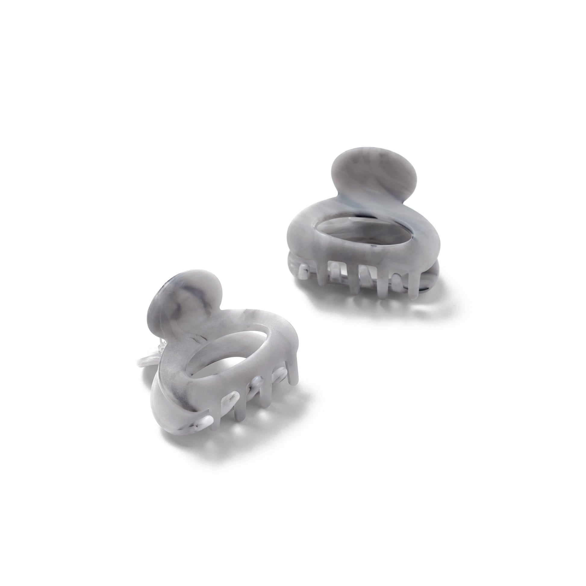Petite Marble Clips 2 pc