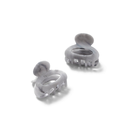 Petite Marble Clips 2 pc