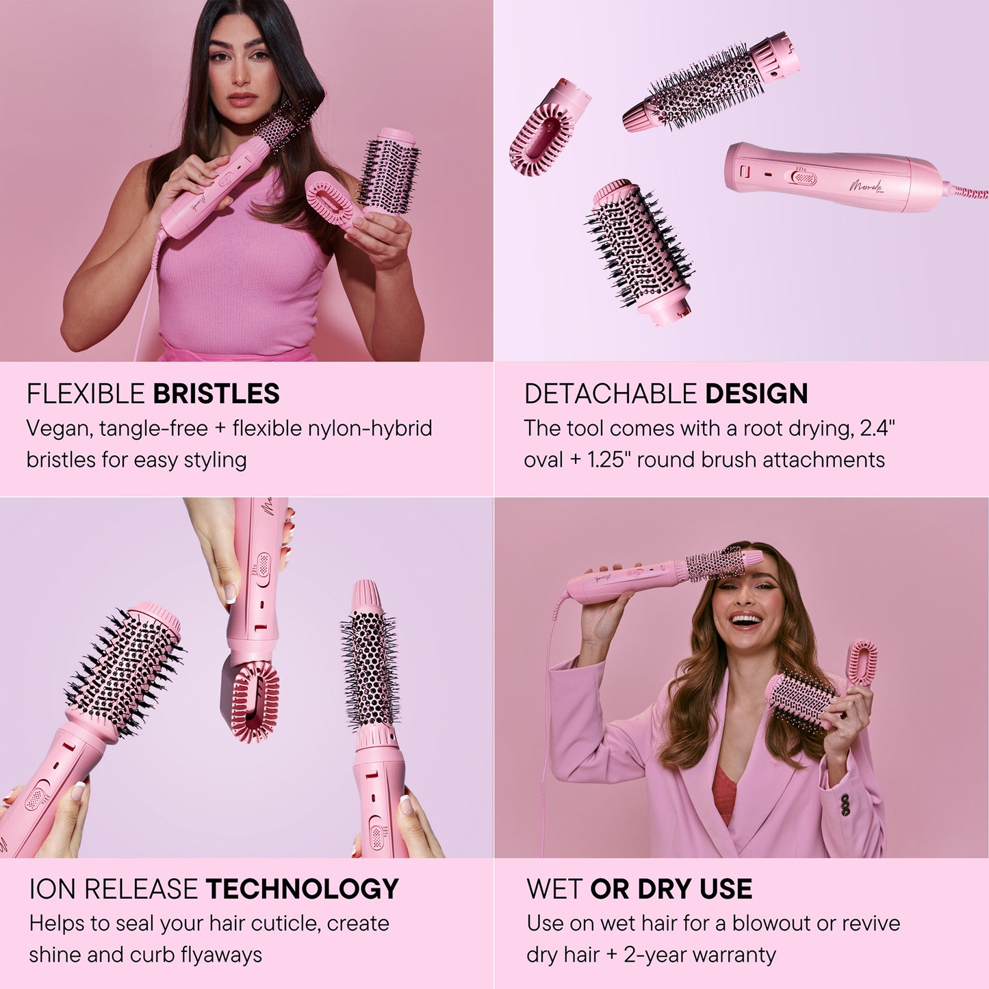 Interchangeable Blow Dry Brush
