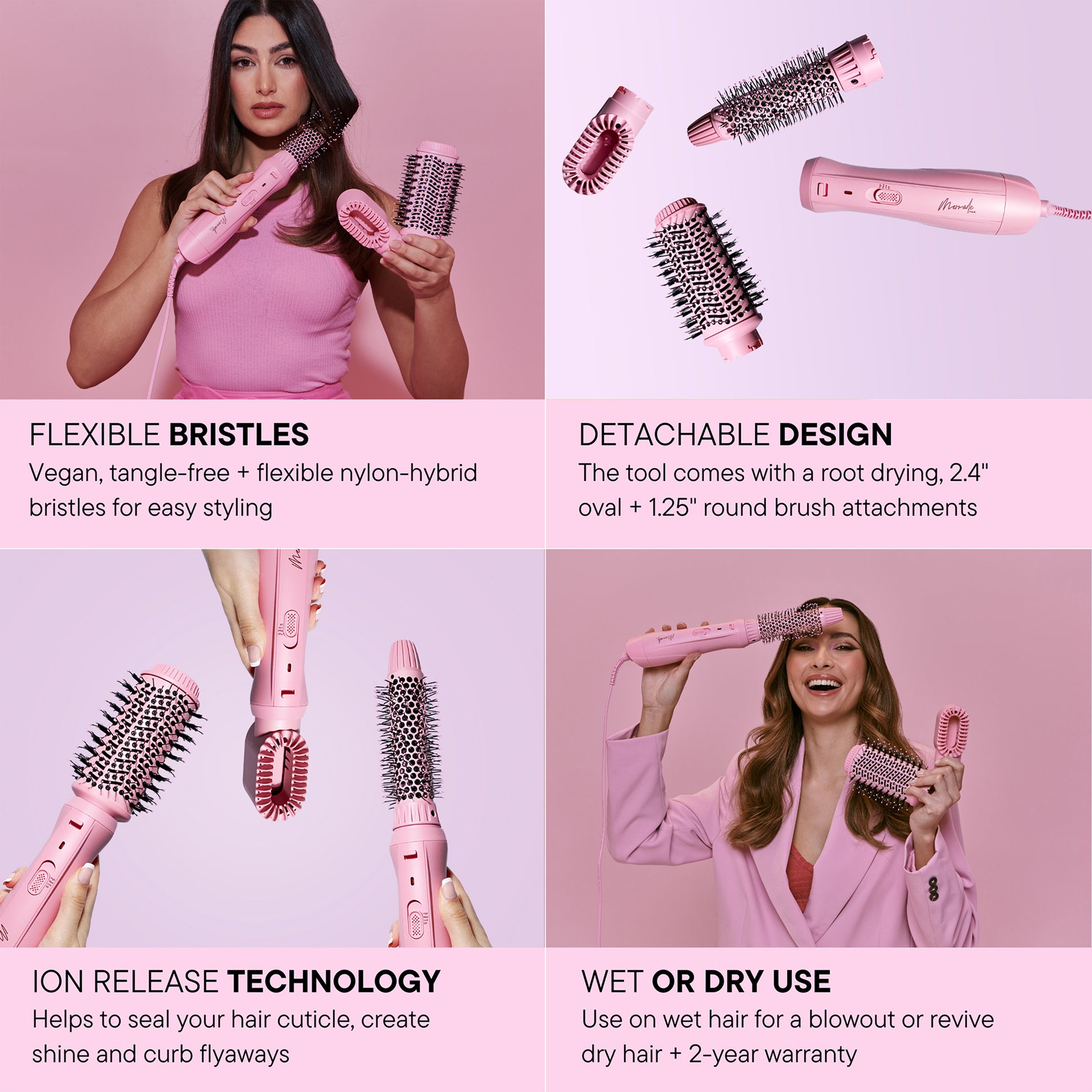Interchangeable Blow Dry Brush