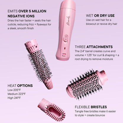 Interchangeable Blow Dry Brush