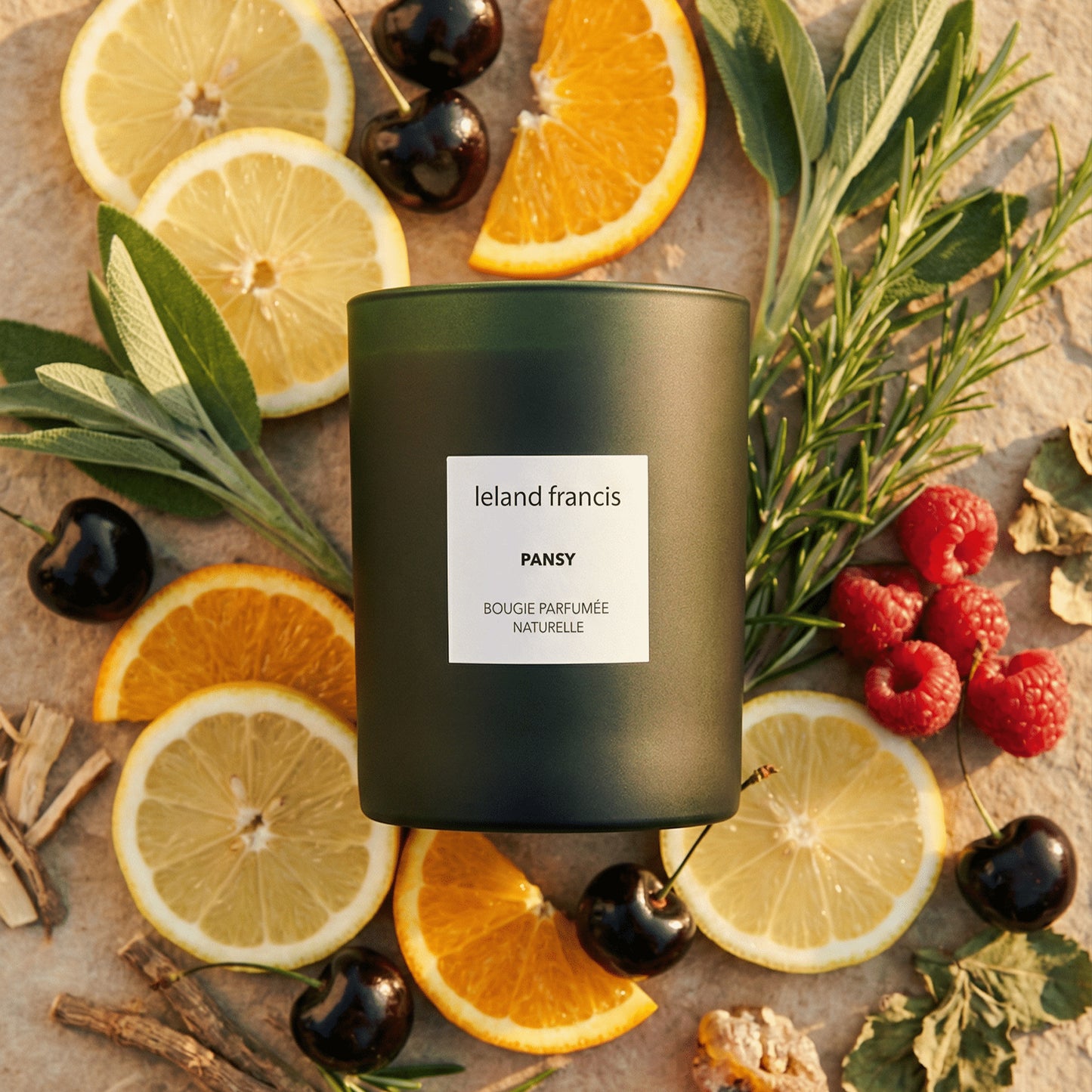 Pansy Bougie Parfumée Naturelle Candle