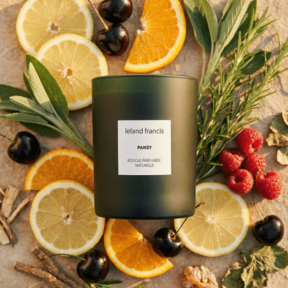 Pansy Bougie Parfumée Naturelle Candle