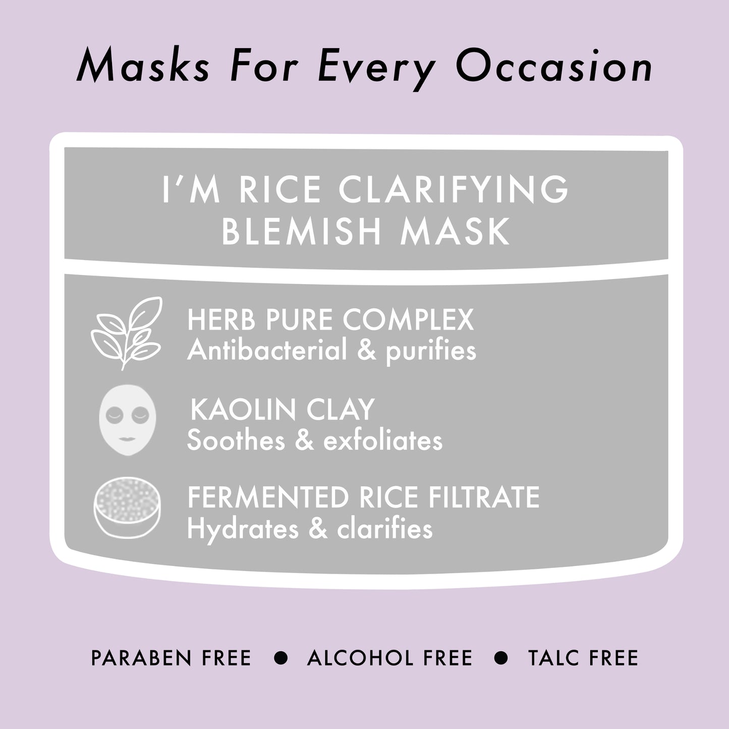 I’m Rice Clarifying Mask