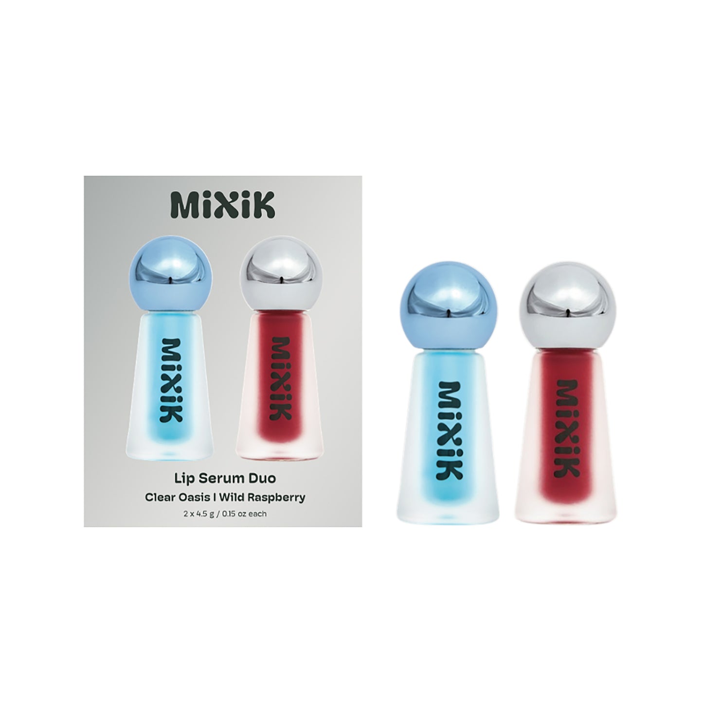 Moisturizing Lip Serum Duo 2 pc Clear Oasis; Wild Raspberry