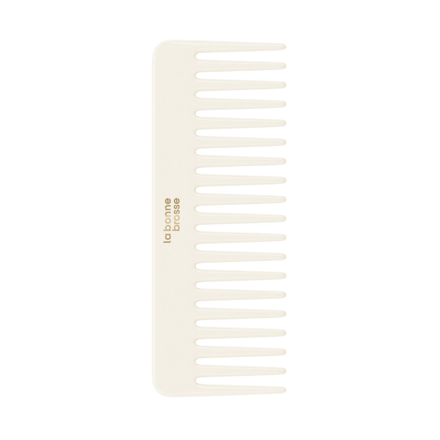 The Large Detangling Comb in Acetate Creamy White 1 pc