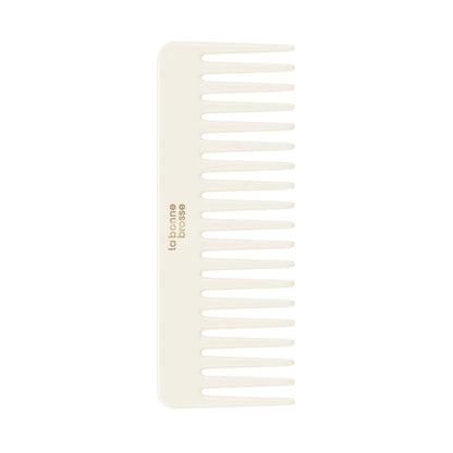 The Large Detangling Comb in Acetate Creamy White 1 pc