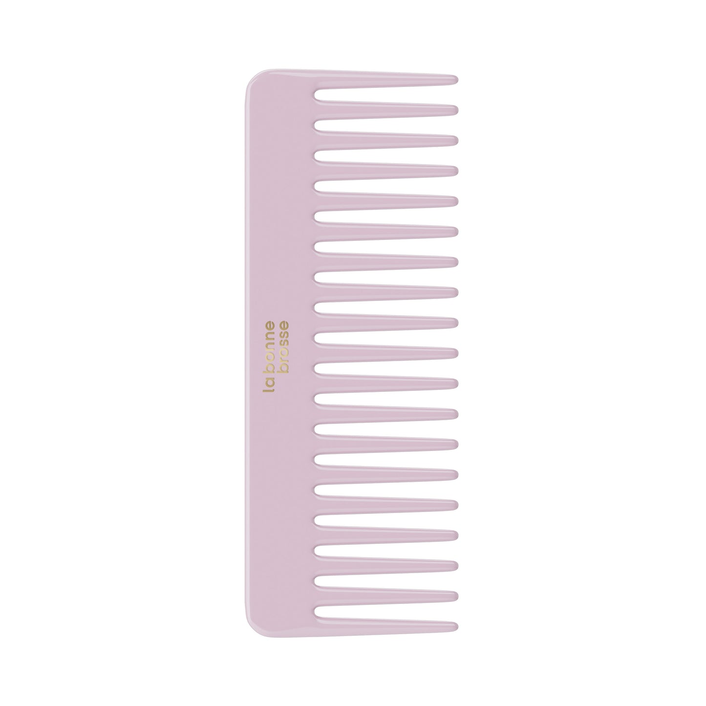The Large Detangling Comb in Acetate Lilac Pink