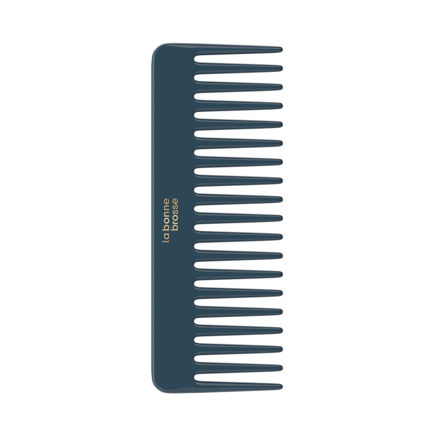 The Large Detangling Comb in Acetate Ink Blue