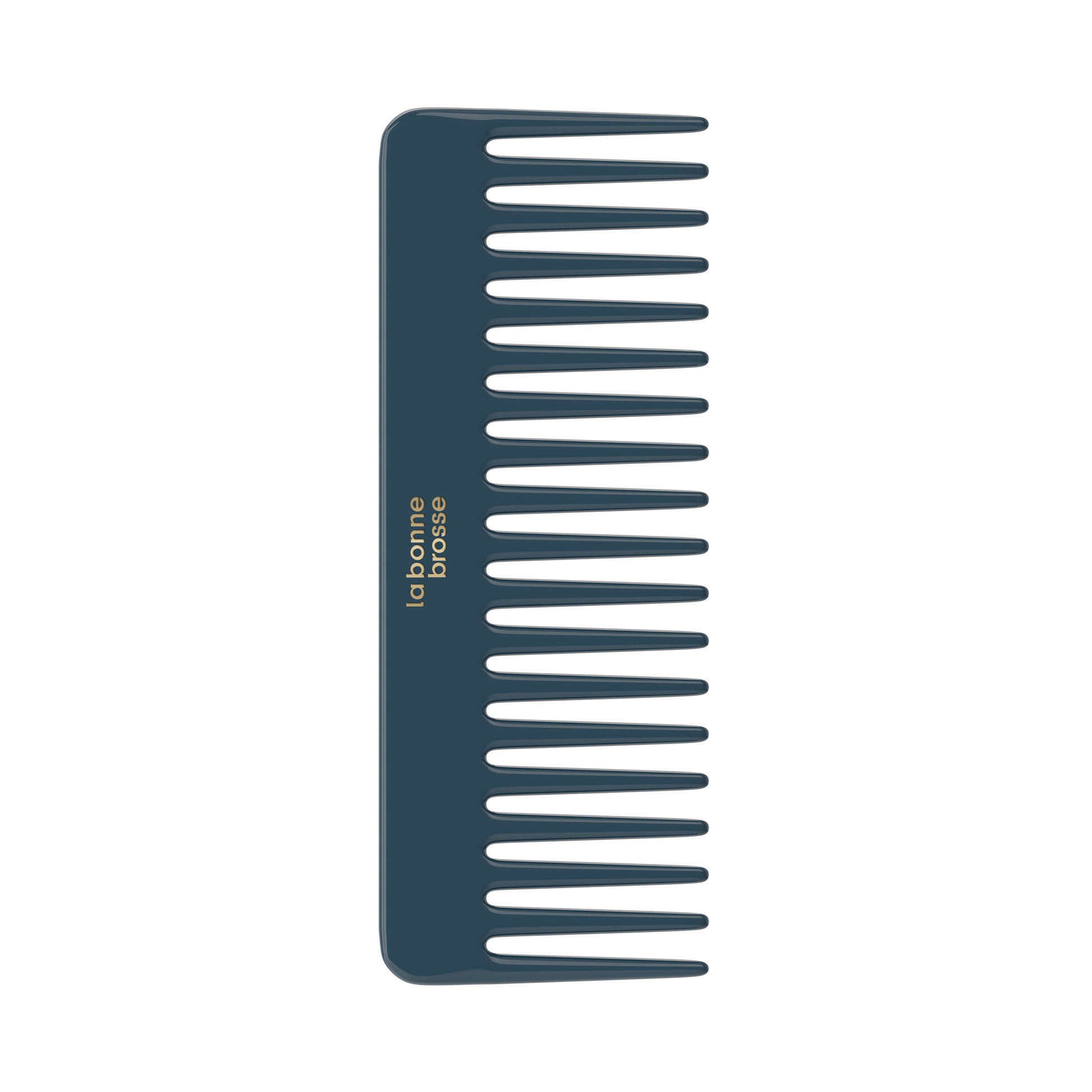 The Large Detangling Comb in Acetate Ink Blue