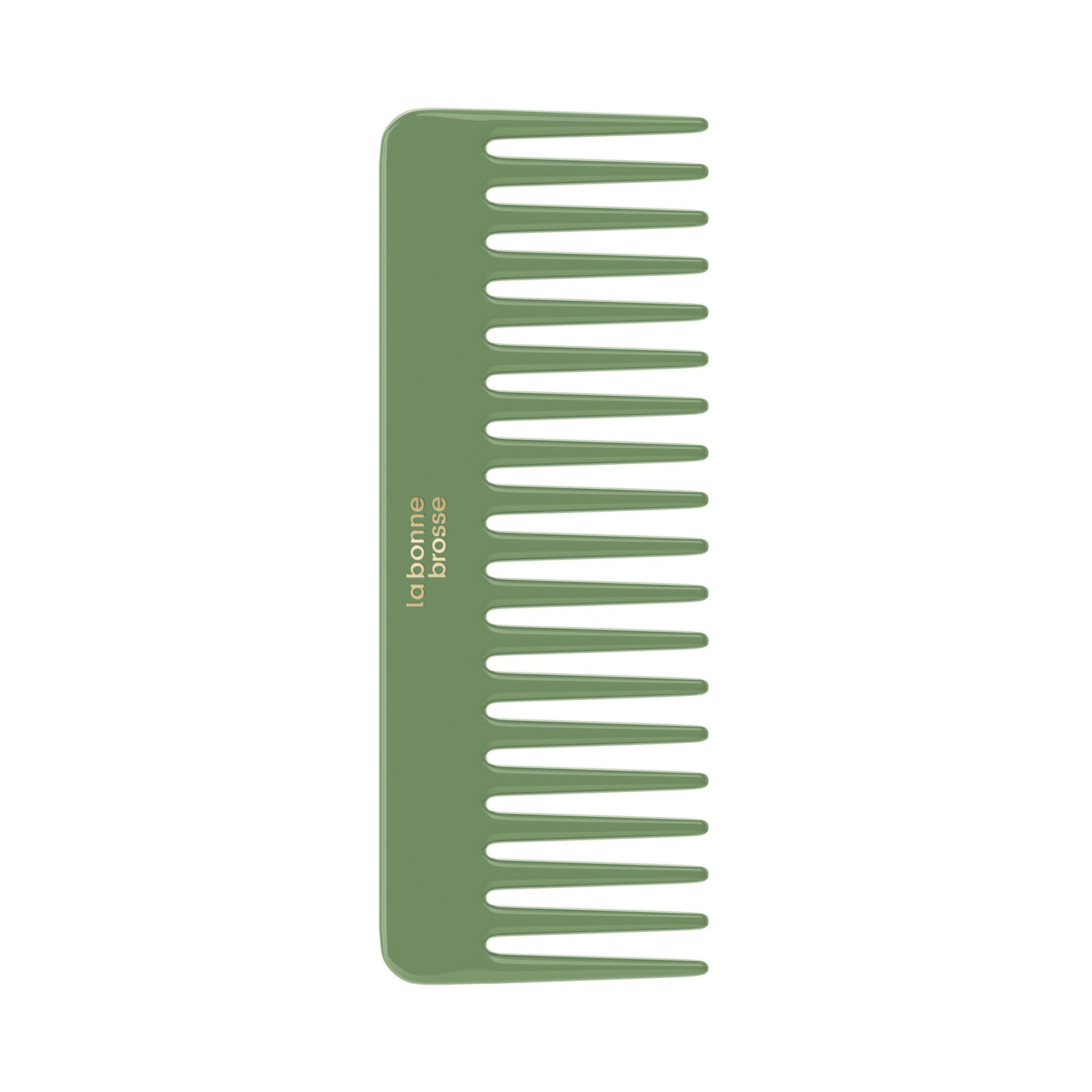 The Large Detangling Comb in Acetate Sage Green