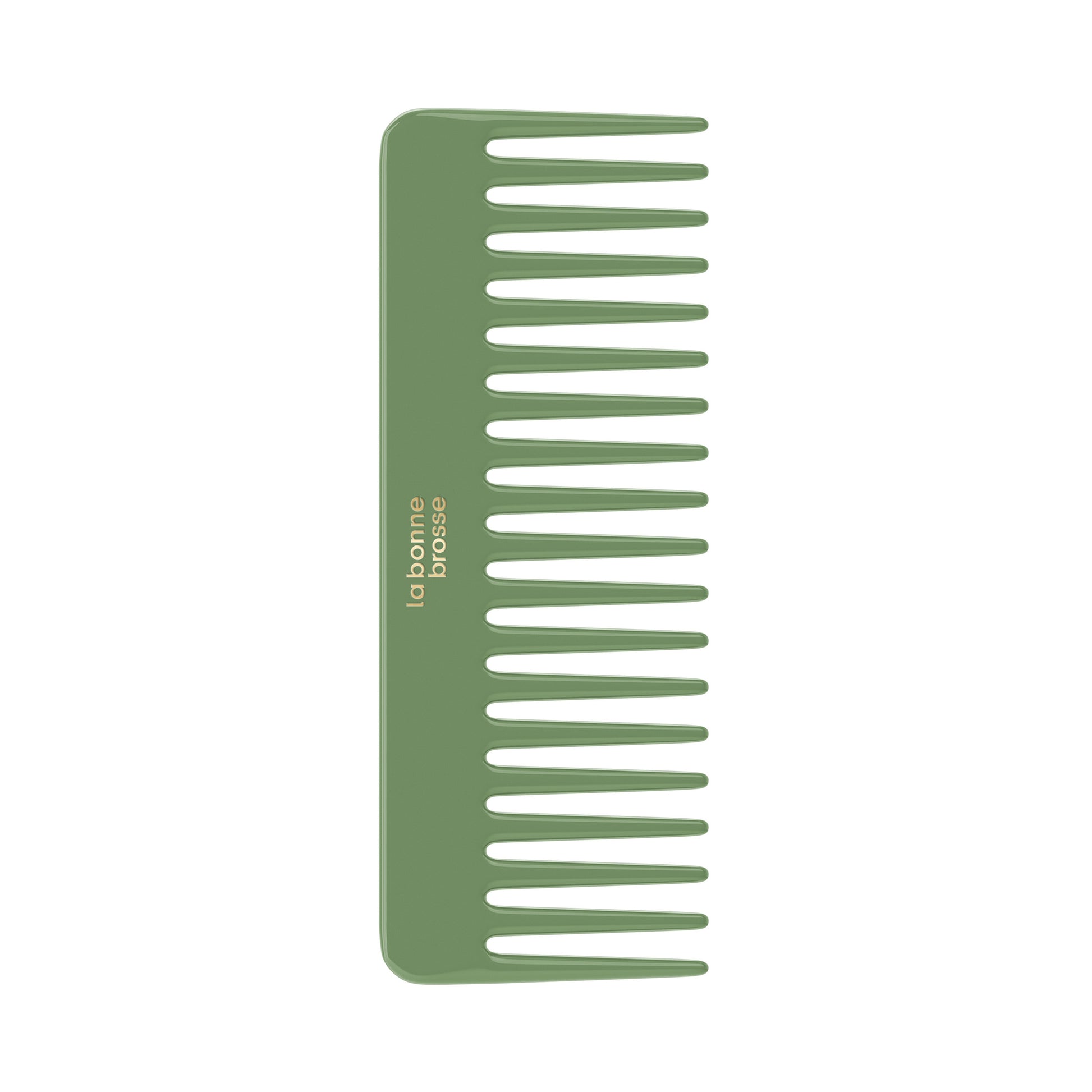 The Large Detangling Comb in Acetate Sage Green