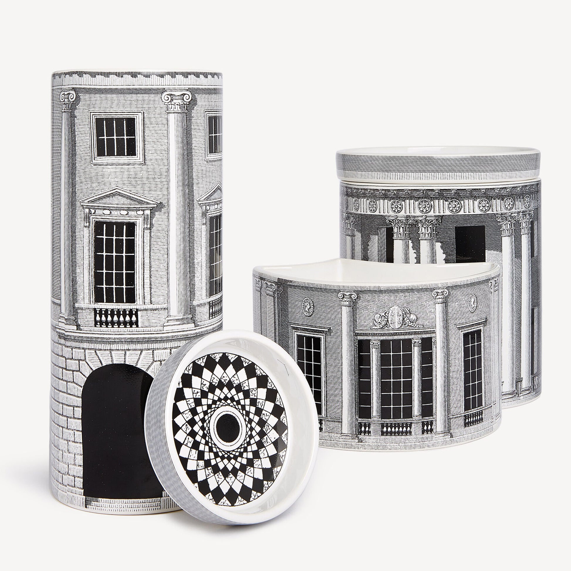 Set of three scented Candles NEL MENTRE - Immaginazione Fragrance - Architettura Décor