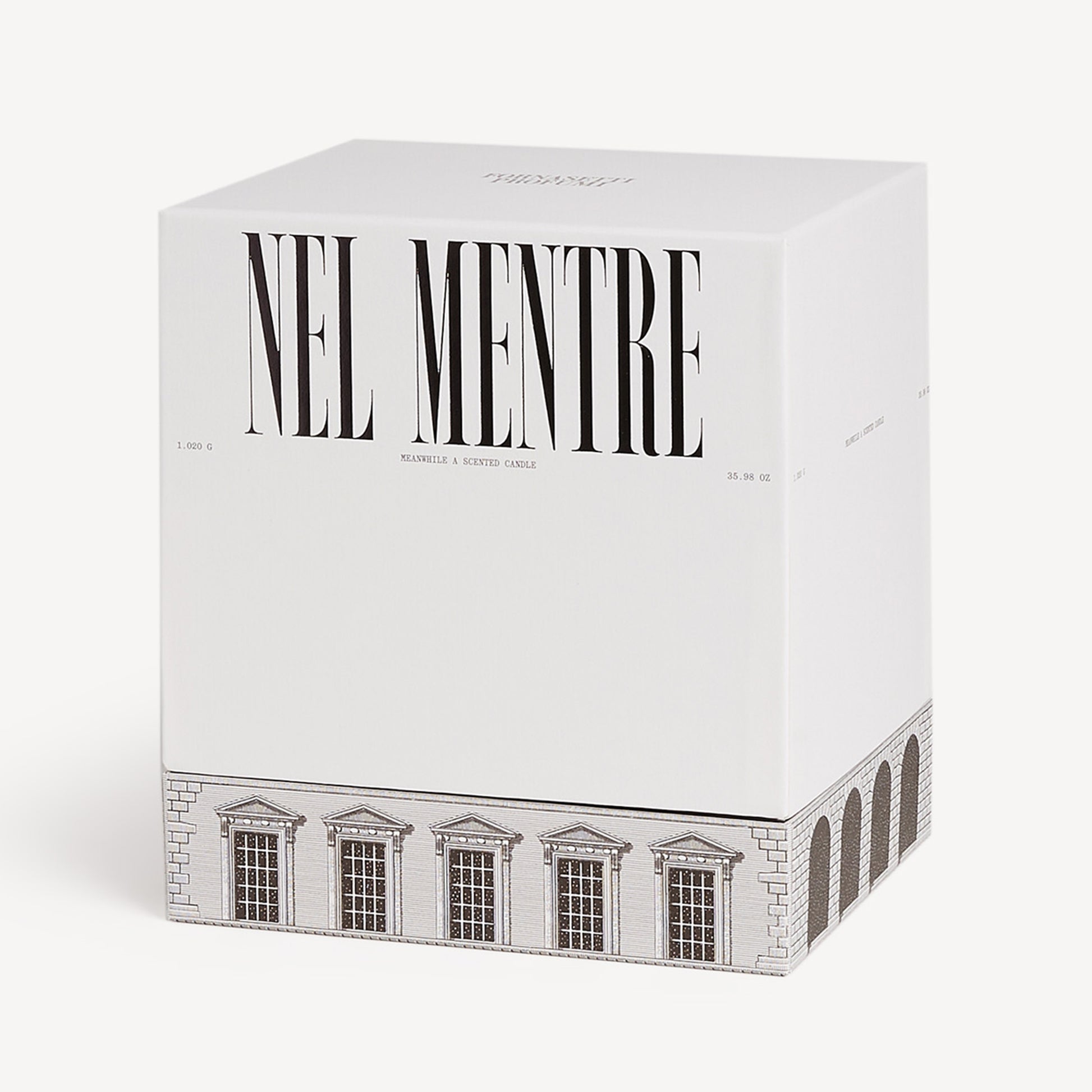 Large scented candle NEL MENTRE - Immaginazione Fragrance - Architettura Décor