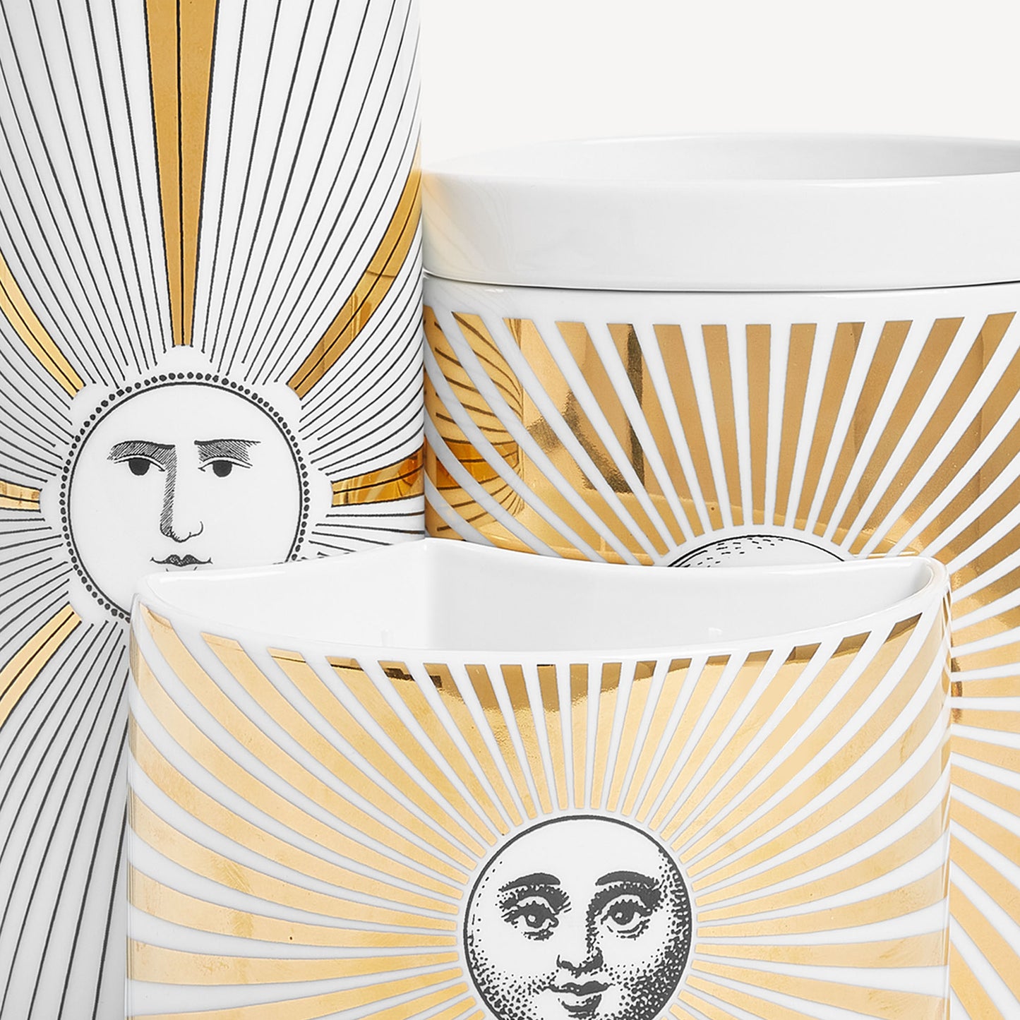 Set of three scented candles NEL MENTRE - Immaginazione Fragrance - Soli Décor
