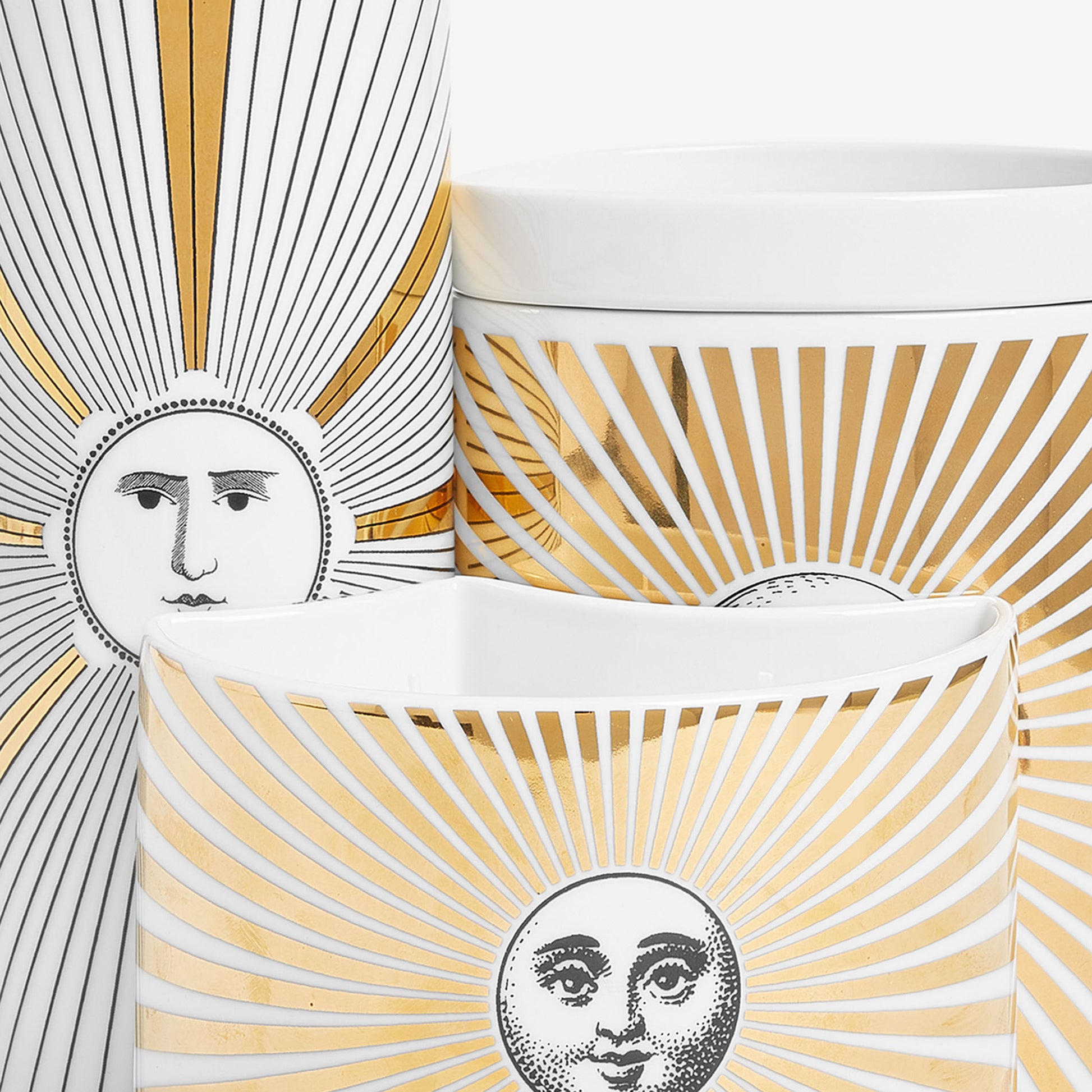 Set of three scented candles NEL MENTRE - Immaginazione Fragrance - Soli Décor