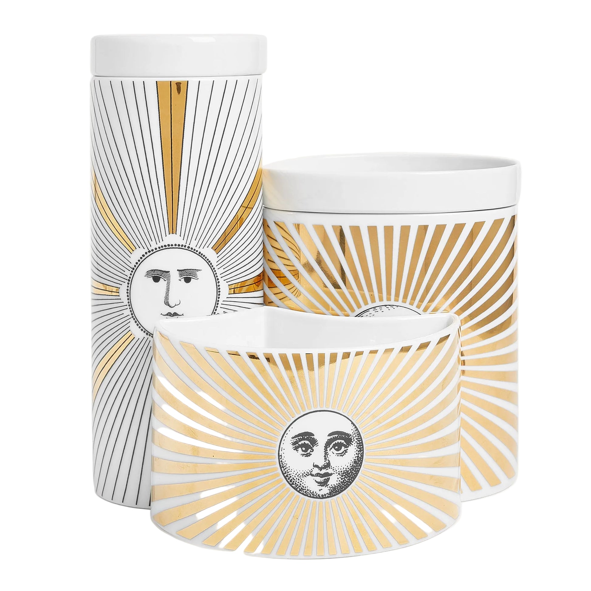 Set of three scented candles NEL MENTRE - Immaginazione Fragrance - Soli Décor 82.89oz