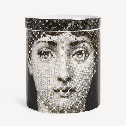 Large Scented Candle NEL MENTRE - Frutto Proibito Fragrance - Mascherina Décor