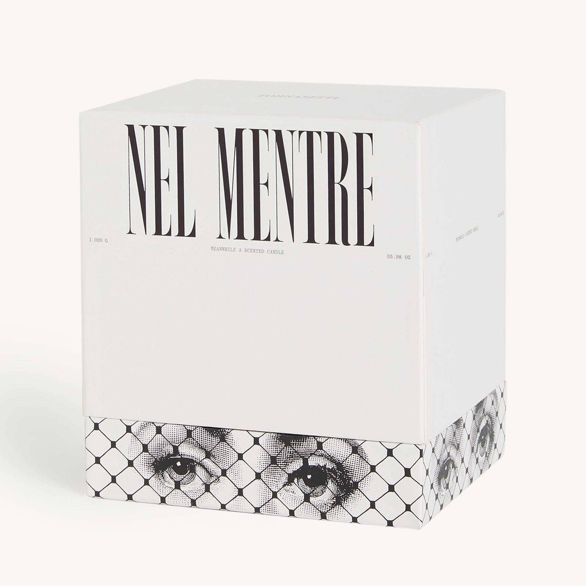 Large Scented Candle NEL MENTRE - Frutto Proibito Fragrance - Mascherina Décor