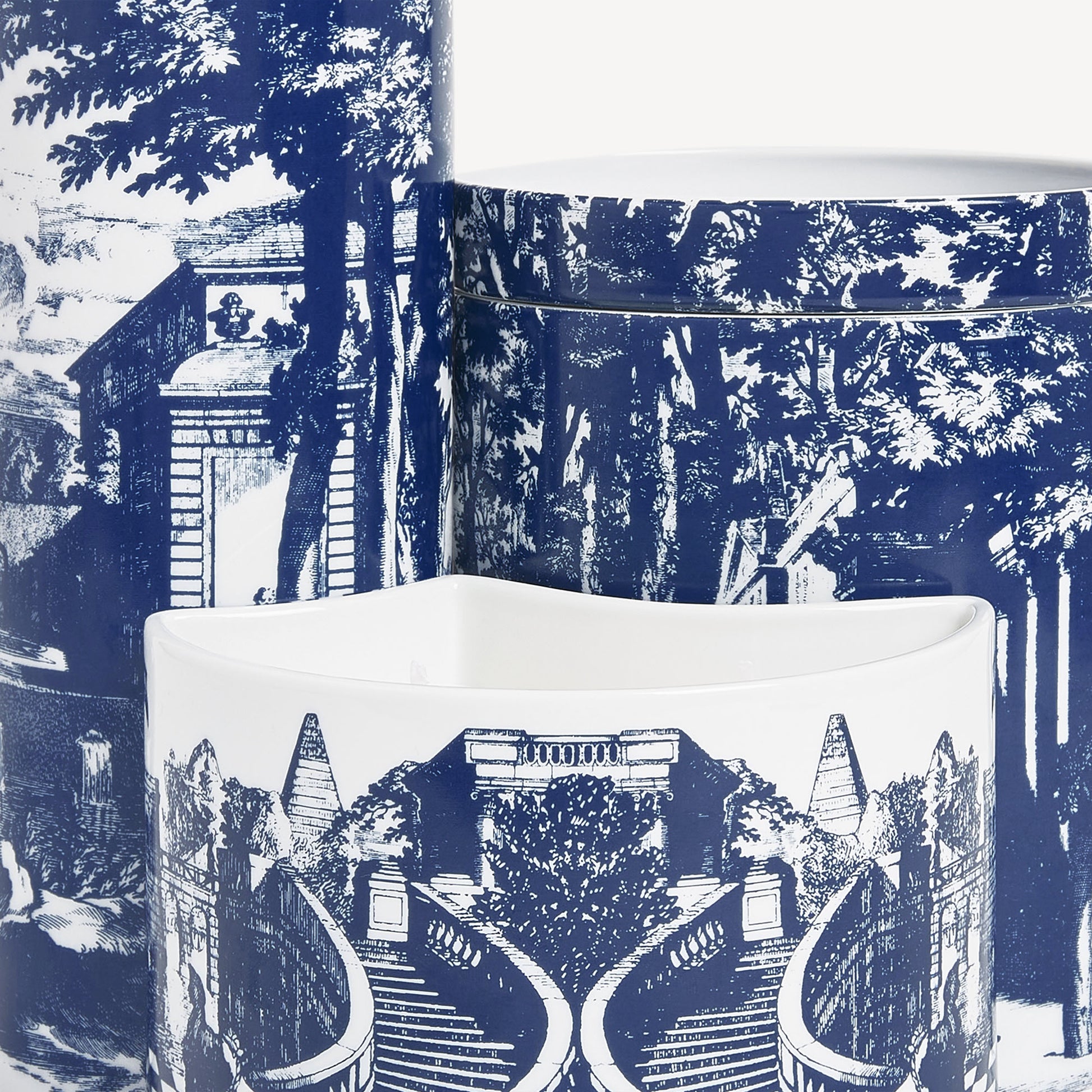 Set of three scented Candles NEL MENTRE - Giardino Segreto Fragrance - Giardino Settecentesco décor