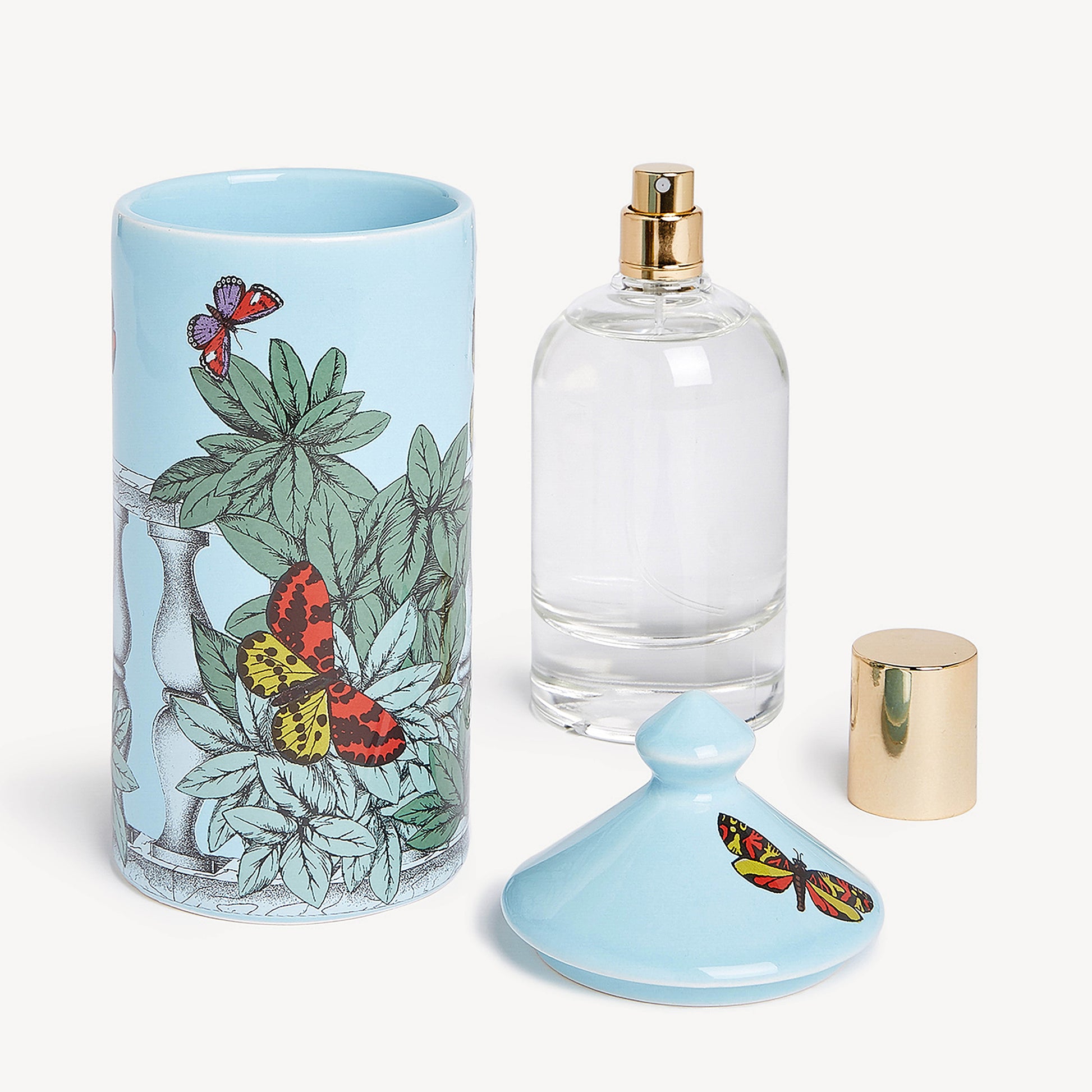 Scented Room Spray TALVOLTA - Giardino Segreto Fragrance - Farfalle e Balaustra Décor