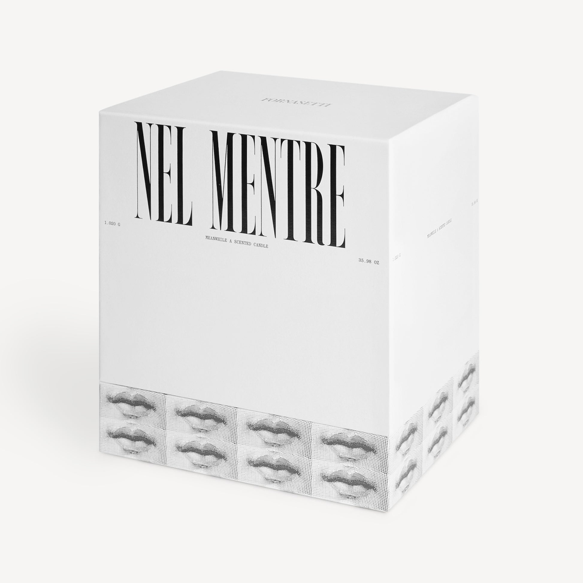 Large Scented Candle NEL MENTRE - Frutto Proibito Fragrance - Bocche Décor