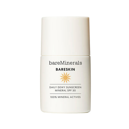 BARESKIN Daily Dewy Sunscreen Mineral SPF 30 1 oz Sheer Deep