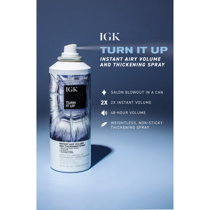 TURN IT UP Instant Airy Volume and Thickening Spray
