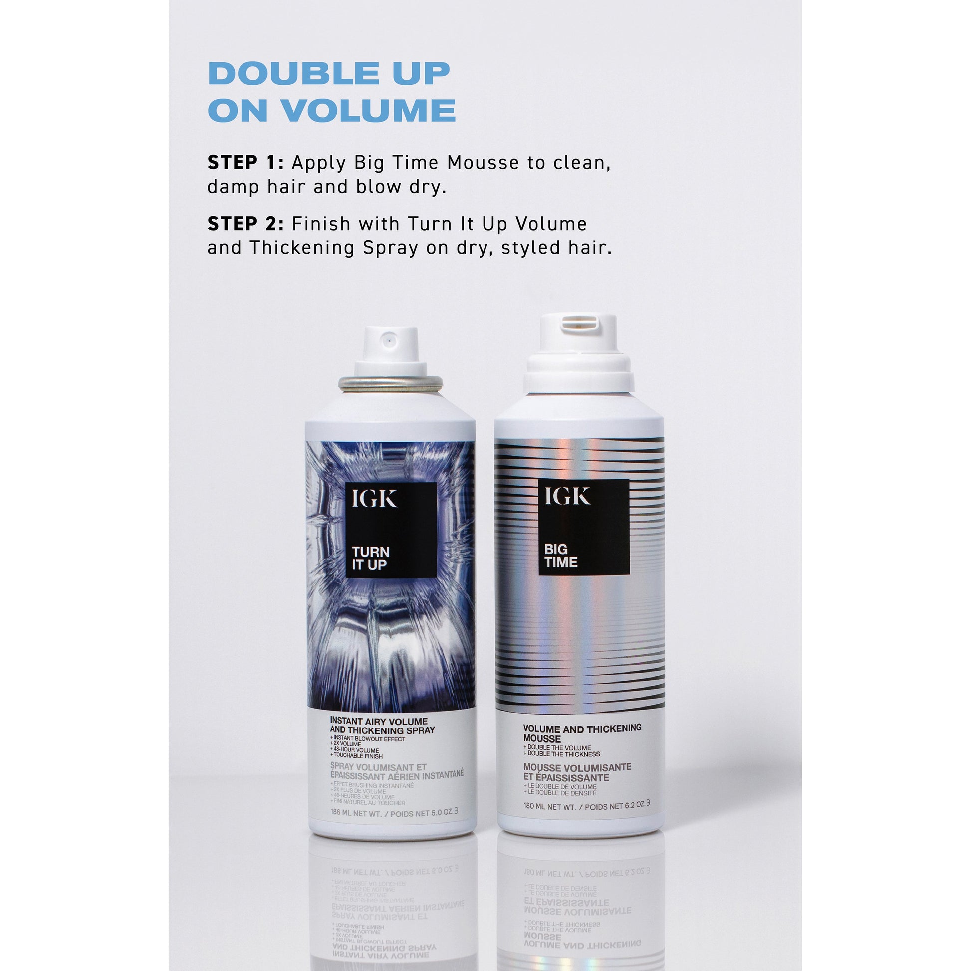 TURN IT UP Instant Airy Volume and Thickening Spray