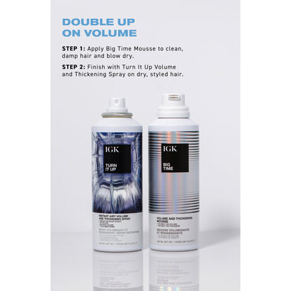 TURN IT UP Instant Airy Volume and Thickening Spray