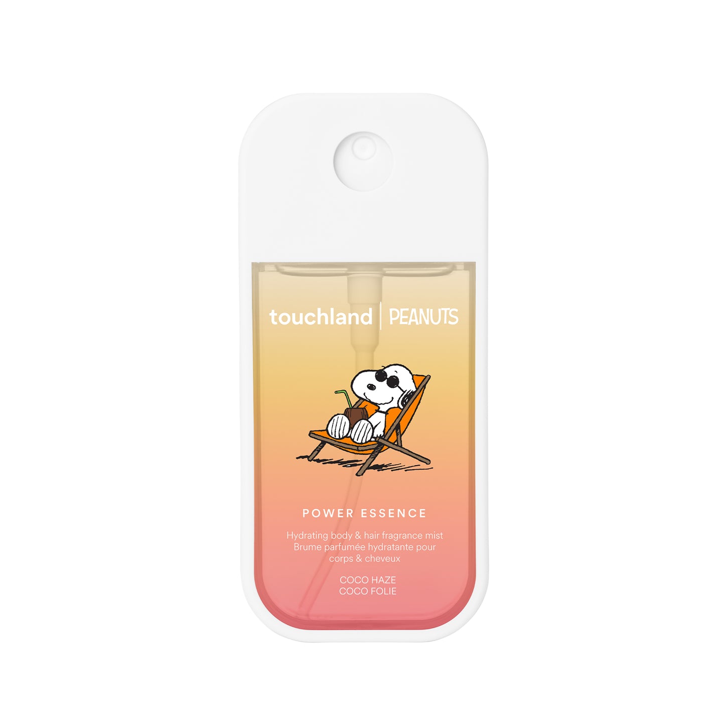 PEANUTS Body Mist Coco Haze 2 fl oz Yellow Orange