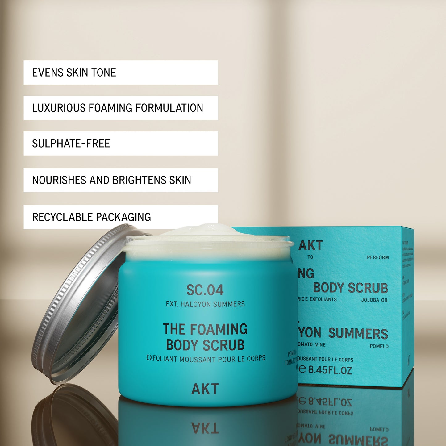 The Foaming Body Scrub SC.04 Halcyon Summers