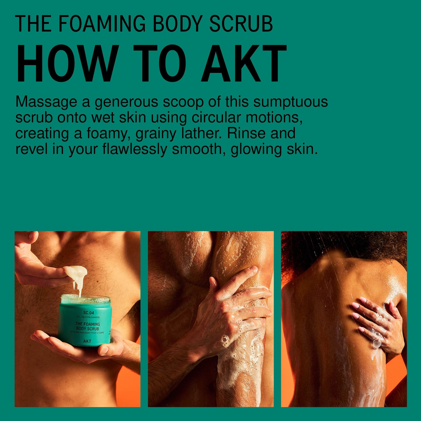 The Foaming Body Scrub SC.04 Halcyon Summers